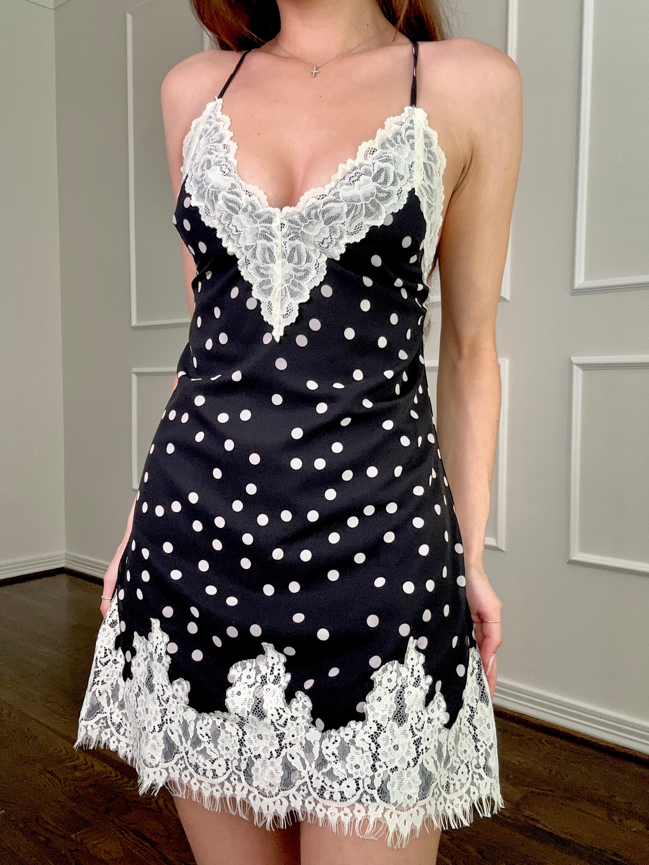 Dotty Dress (black)
