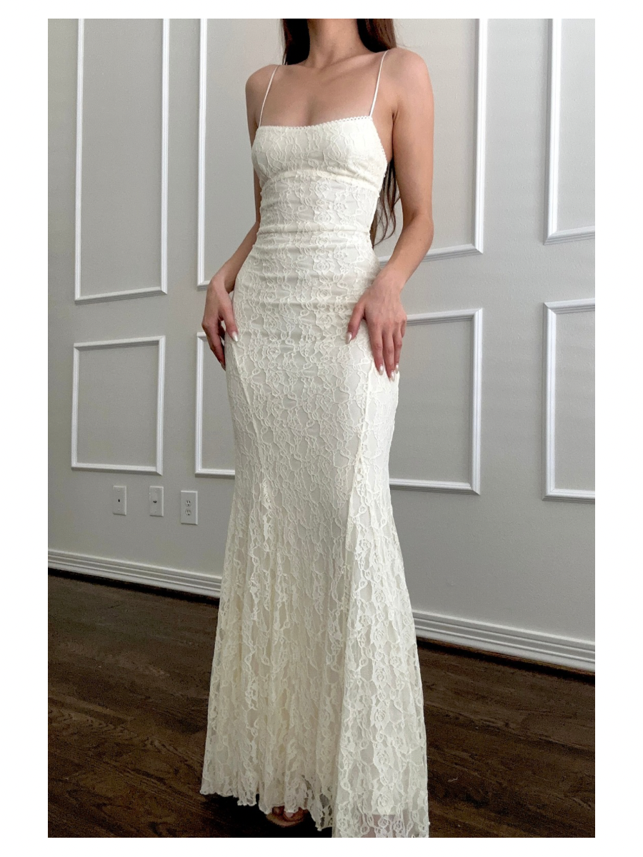 Cream Celeste Dress