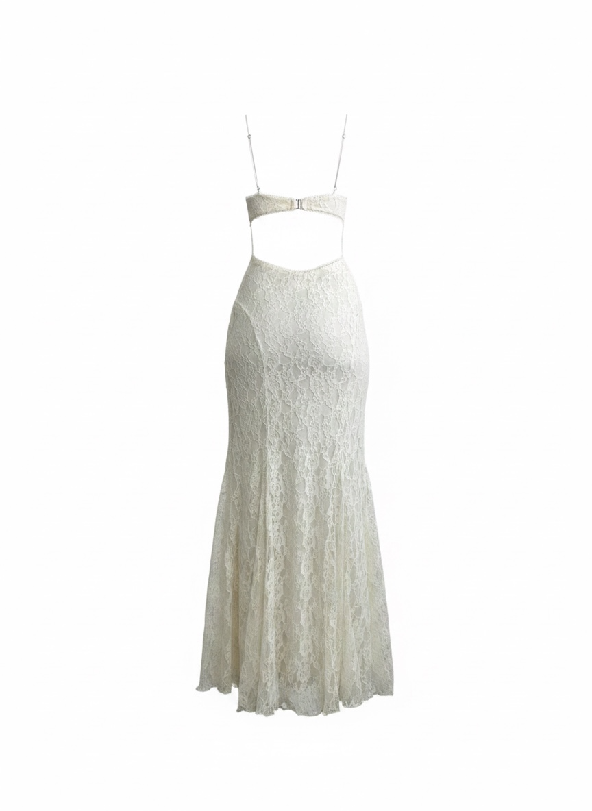 Cream Celeste Dress