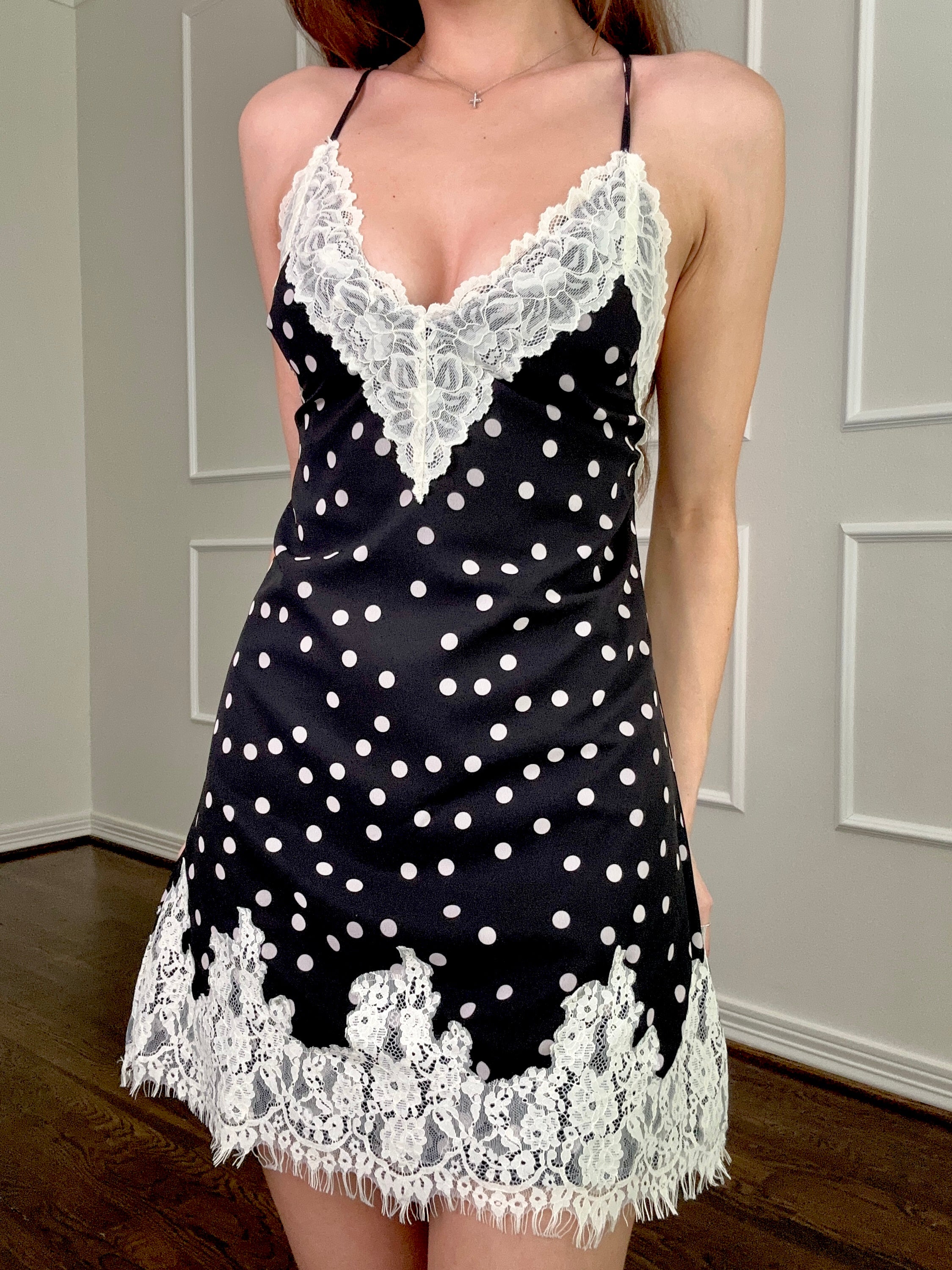 Dotty Dress (black)