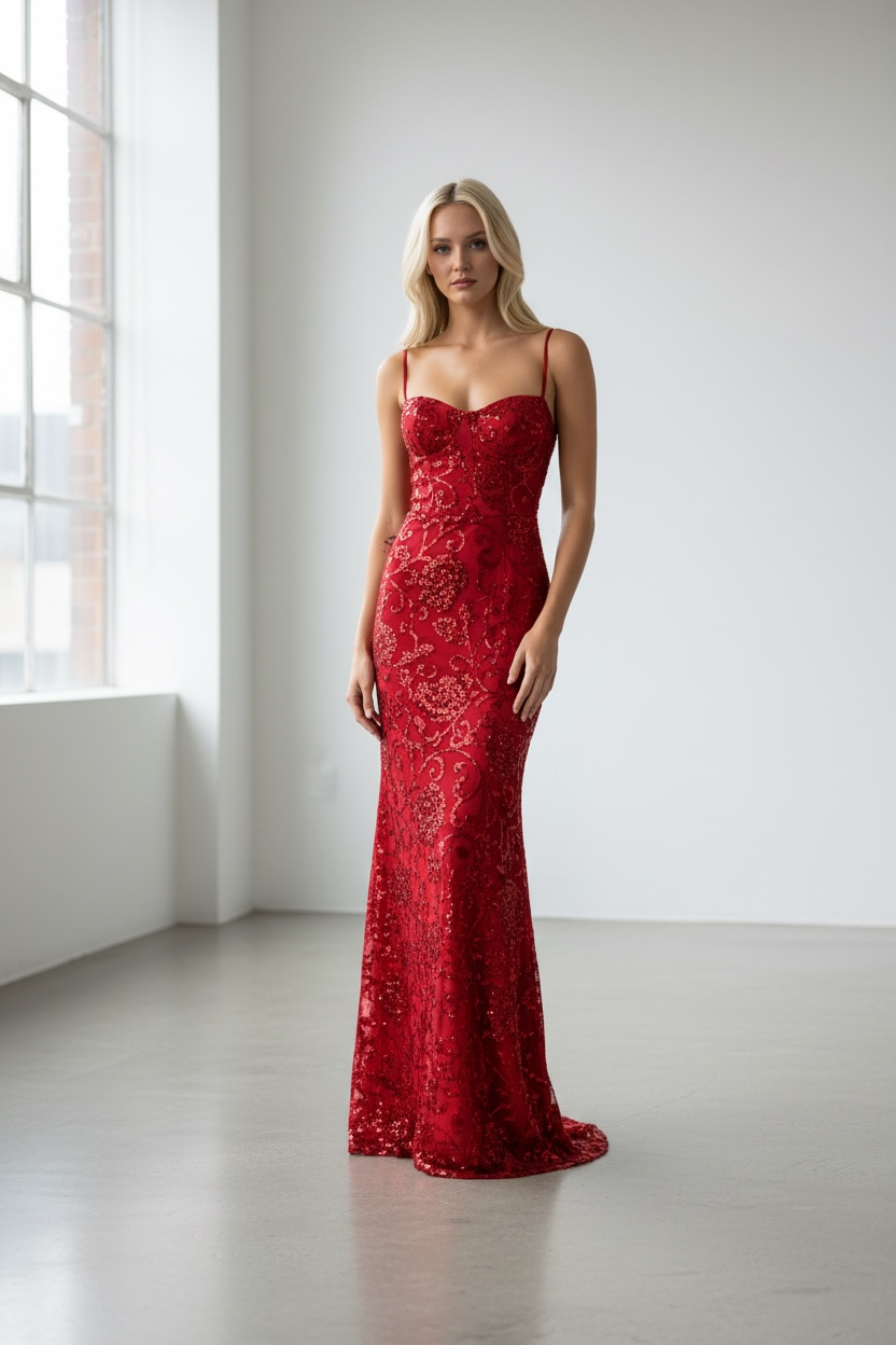 Red thorn Dress