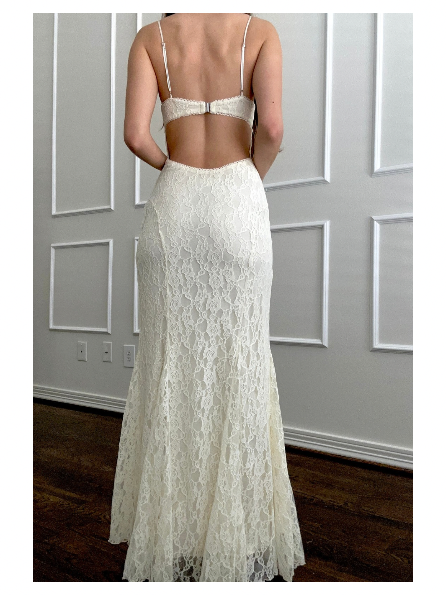 Cream Celeste Dress