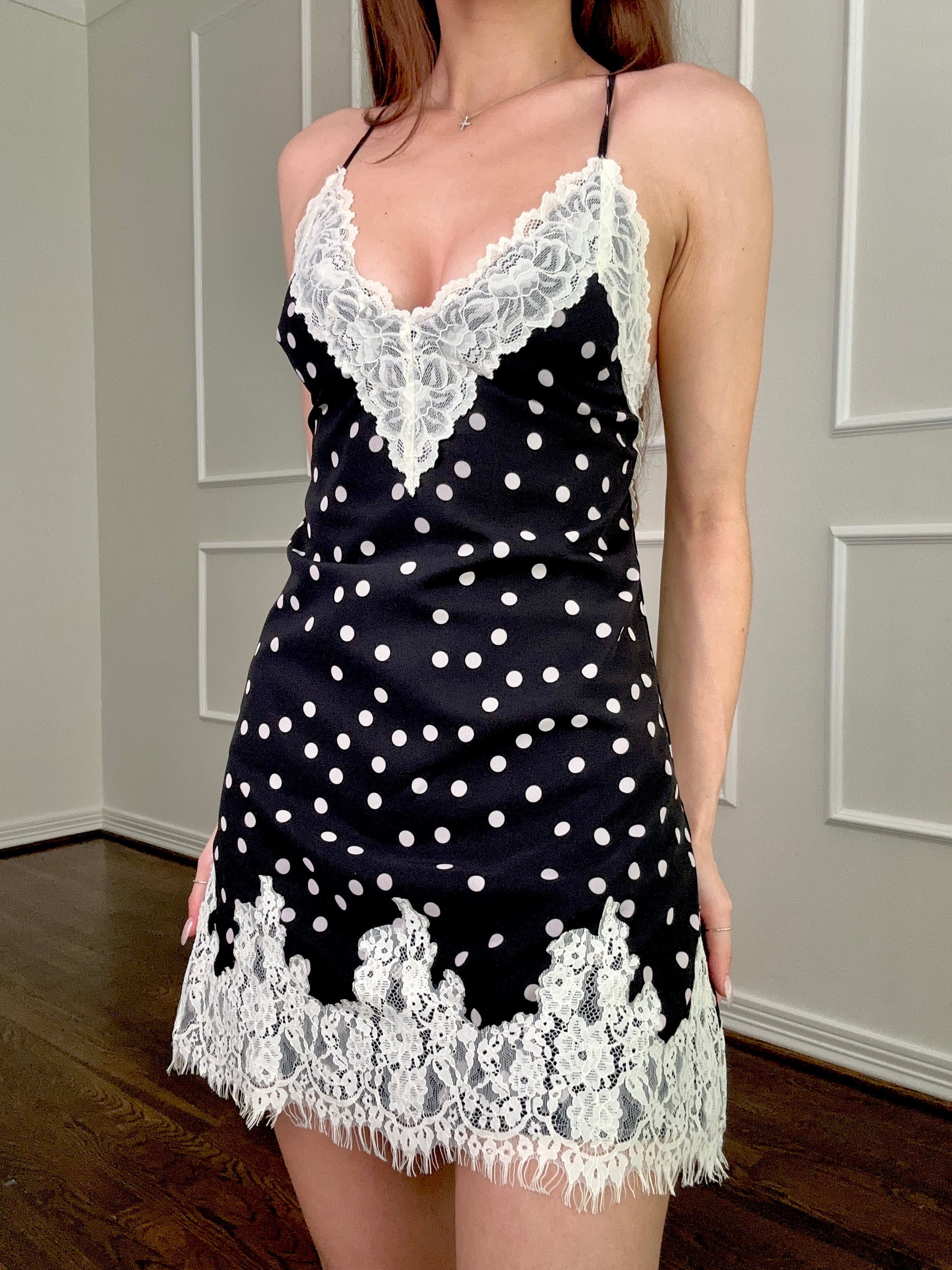 Dotty Dress (black)