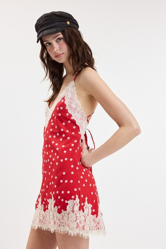 Dotty Dress (red)