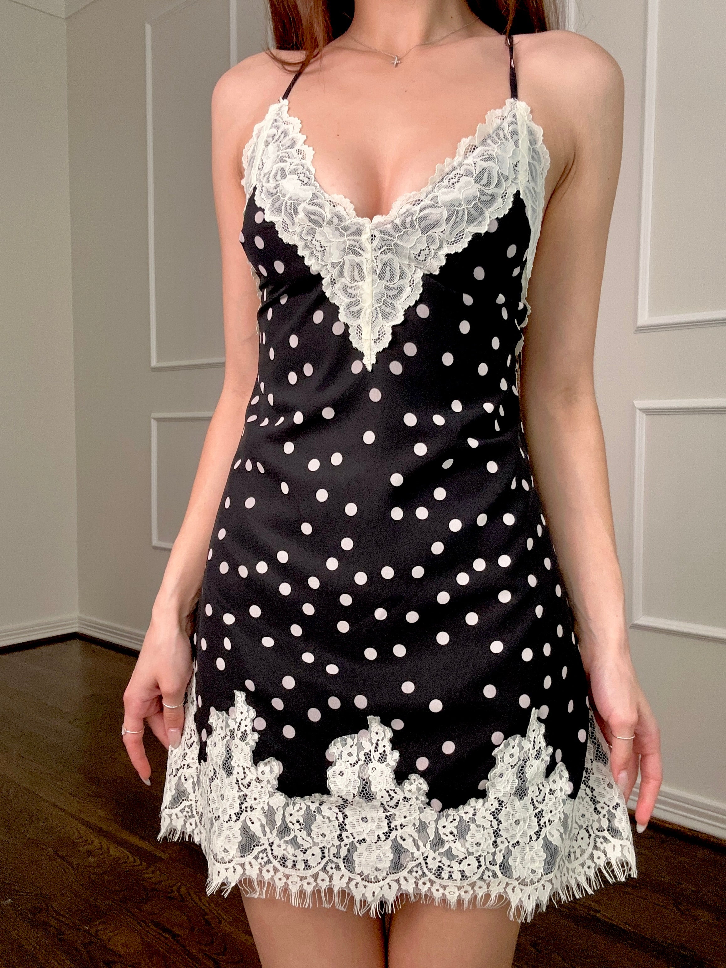 Dotty Dress (black)