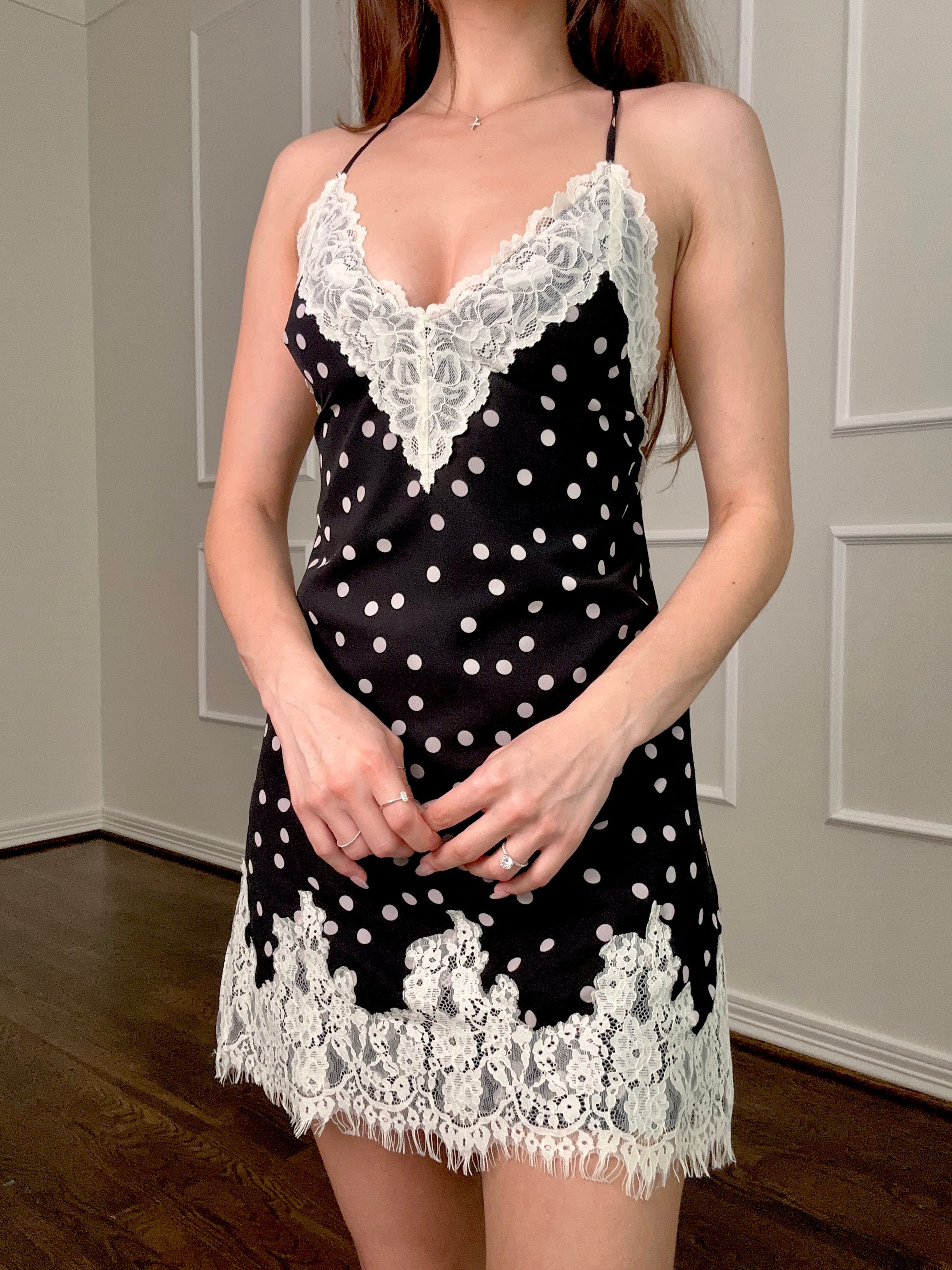 Dotty Dress (black)