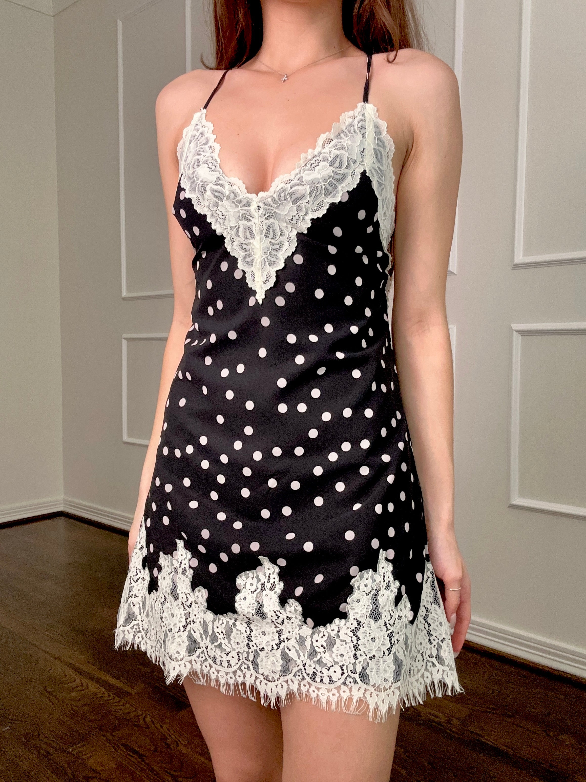 Dotty Dress (black)