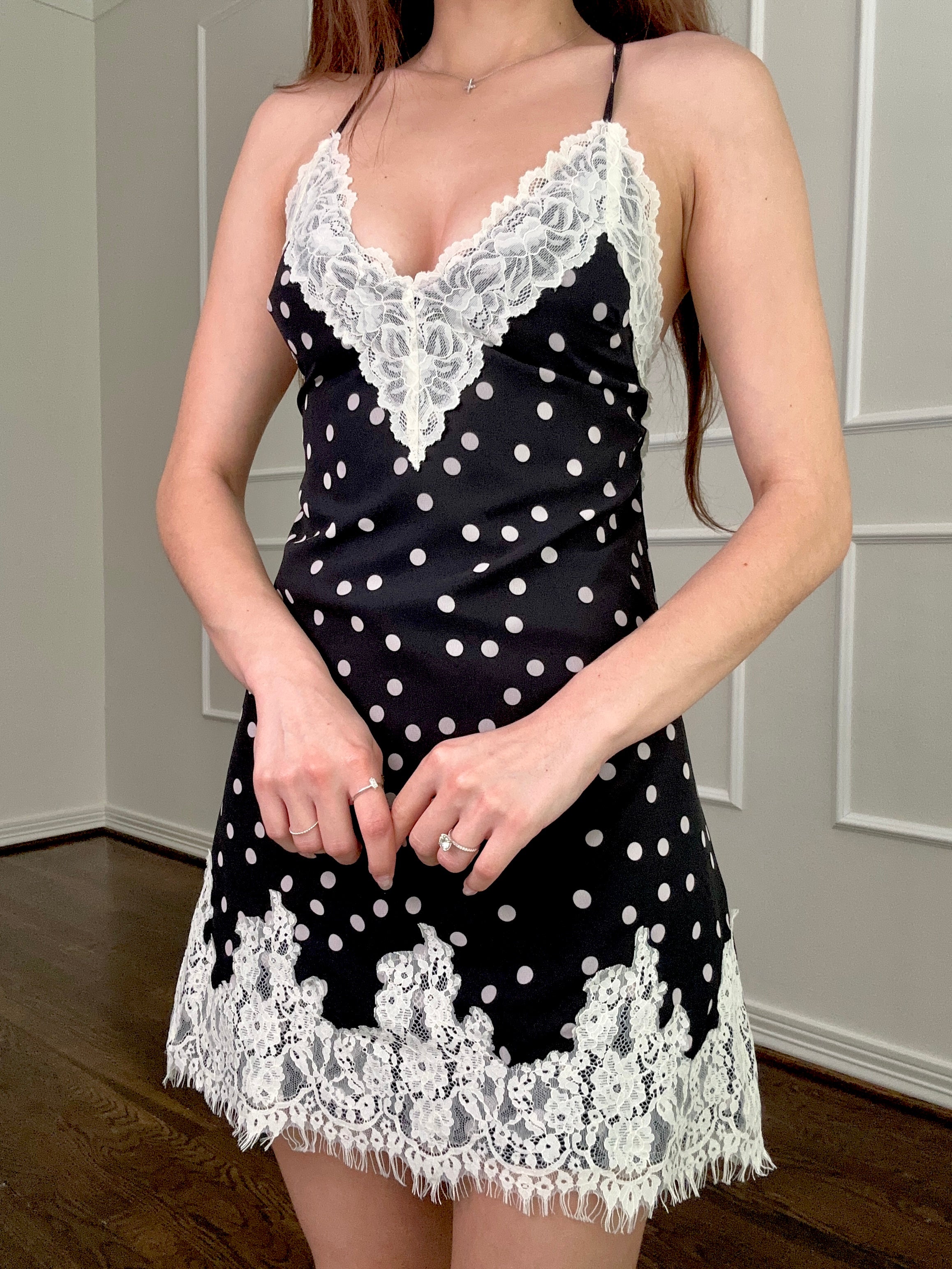Dotty Dress (black)