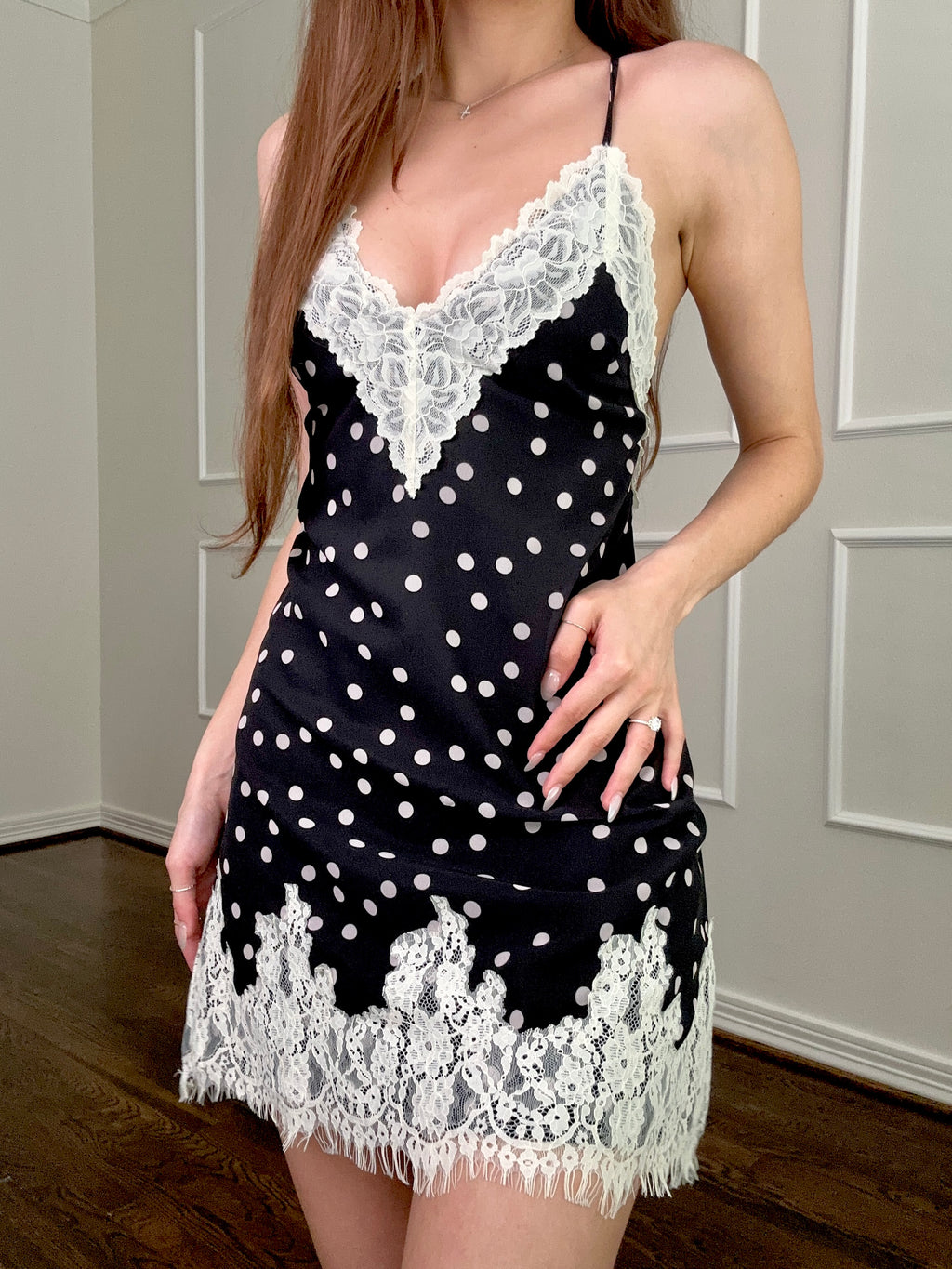 Dotty Dress (black)