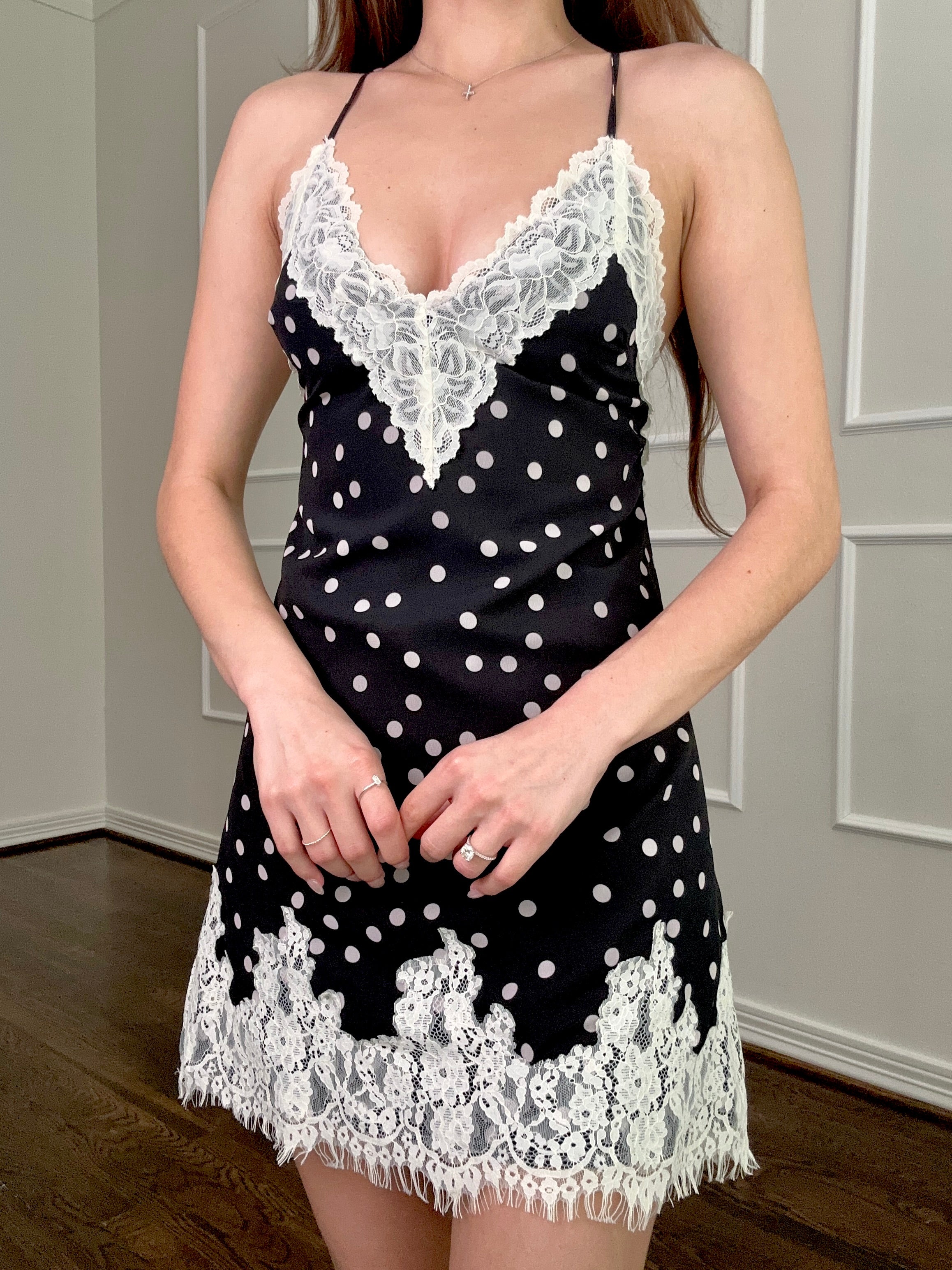 Dotty Dress (black)